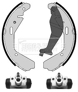 BORG & BECK Комплект тормозных колодок BBS1135K